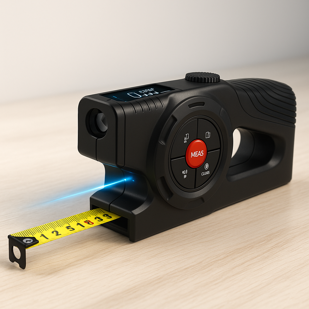 TriMeasure Pro: 3‑in‑1 Digital Tape & Laser Measure