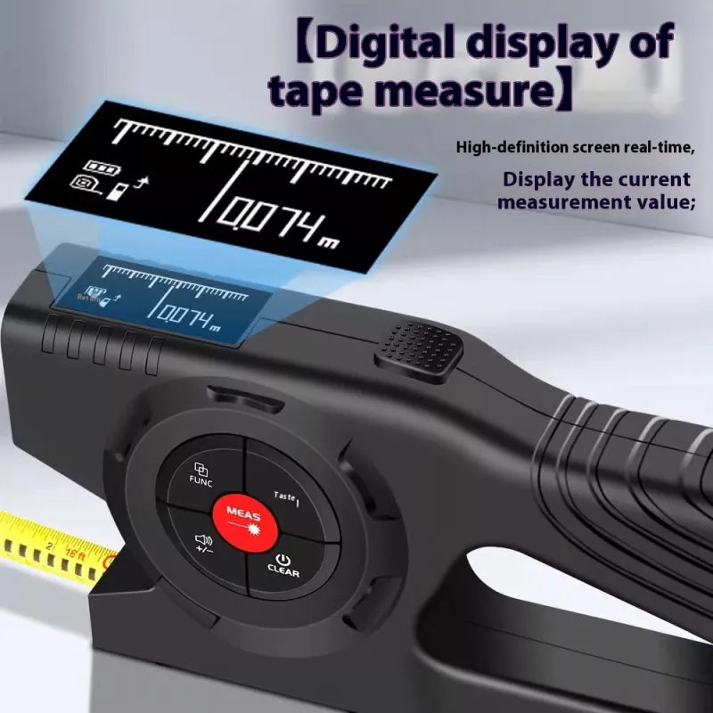TriMeasure Pro: 3‑in‑1 Digital Tape & Laser Measure