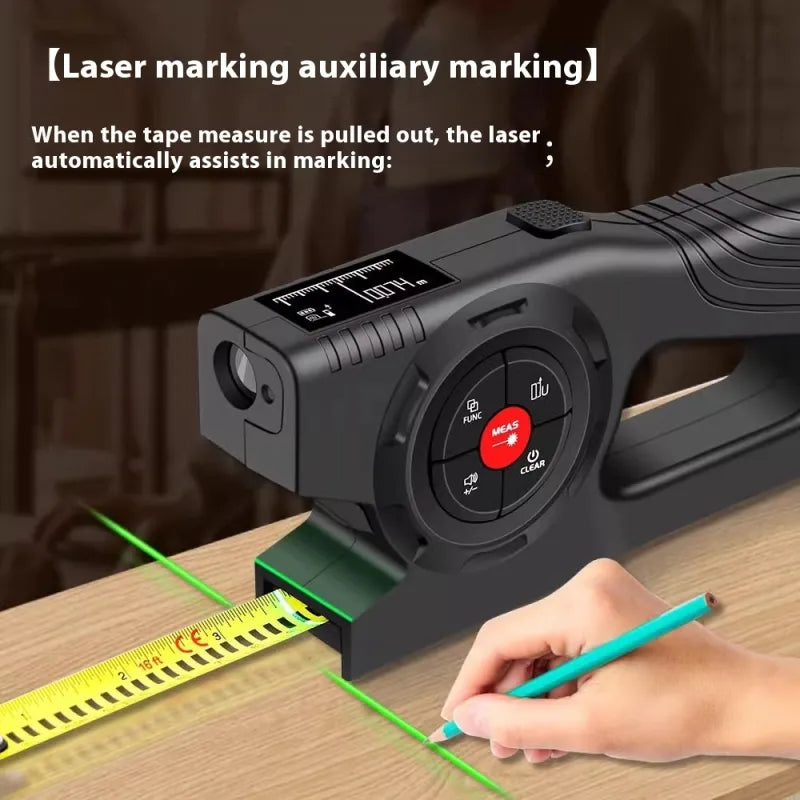 TriMeasure Pro: 3‑in‑1 Digital Tape & Laser Measure