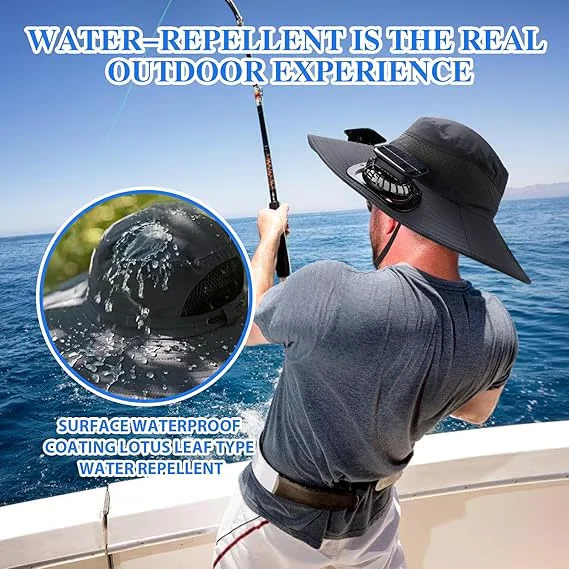 BreezeShield™ Solar Fan Hat