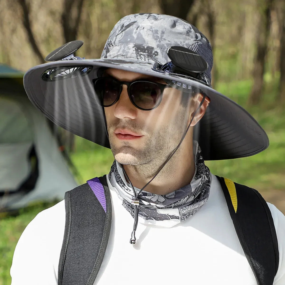 BreezeShield™ Solar Fan Hat