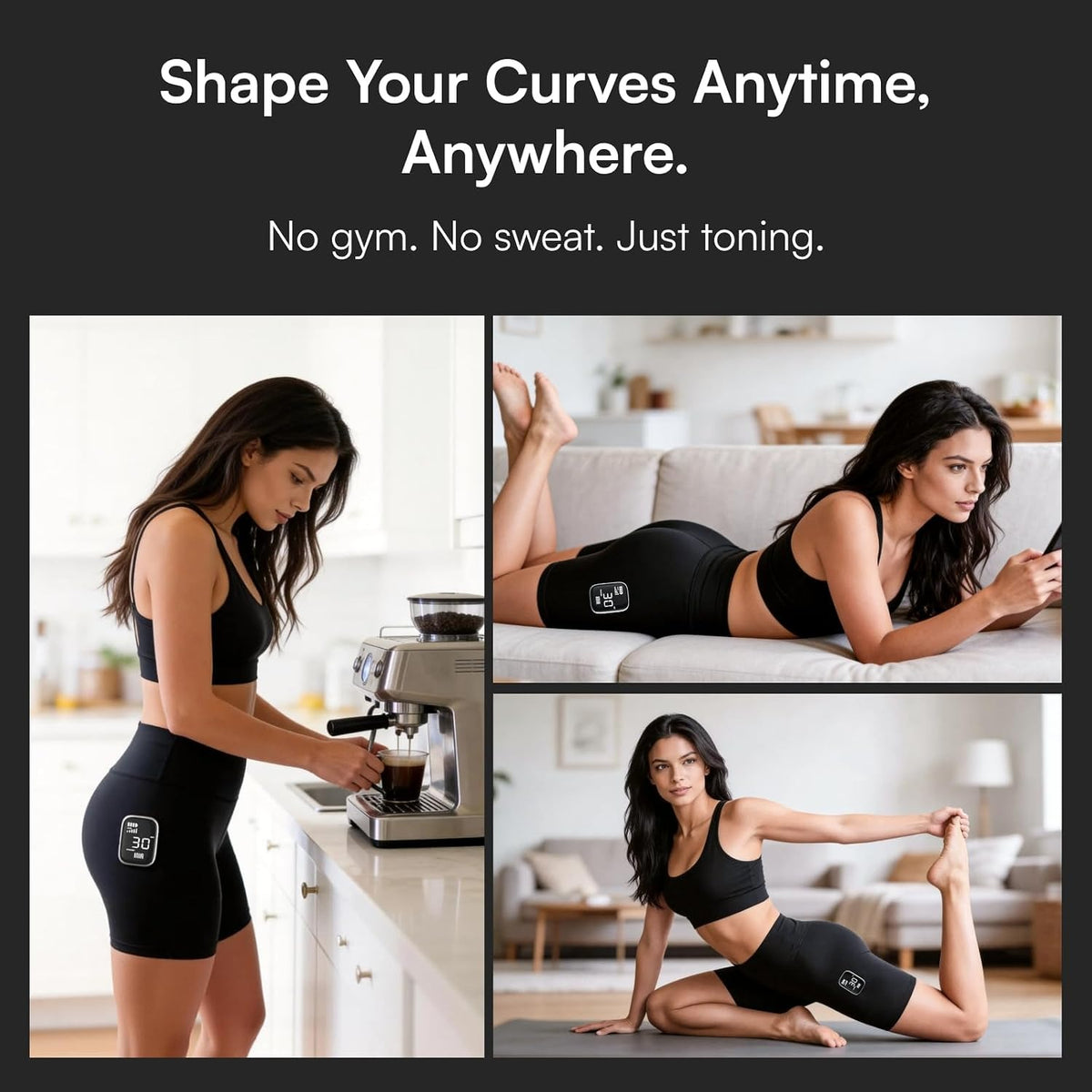 EMS Massage Shorts — Hip & Thigh Muscle Stimulator