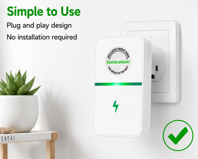 VoltGuard™ Smart Energy Saver Plug – Voltage Stabilizing Power Saver Device with Surge Protection for Home & Office (4-Pack)