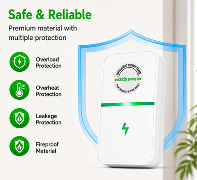 VoltGuard™ Smart Energy Saver Plug – Voltage Stabilizing Power Saver Device with Surge Protection for Home & Office (4-Pack)