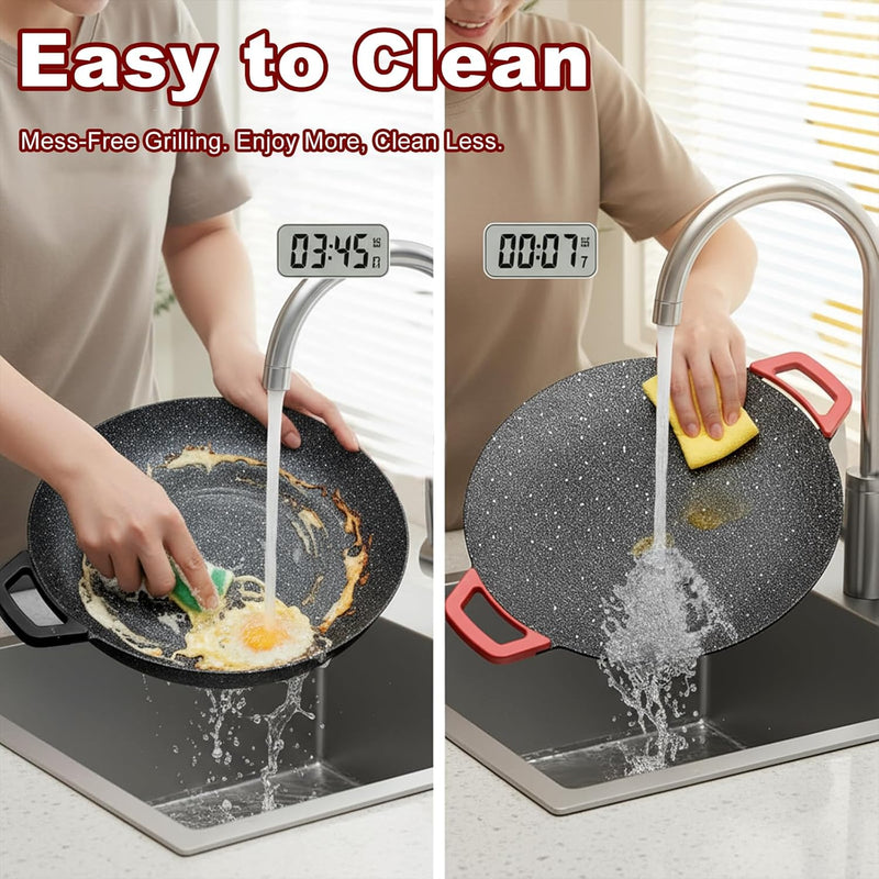 Serve and wipe clean