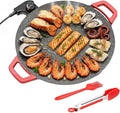 SizzlePro™ Smokeless Indoor Grill & Griddle – 14” Nonstick Electric BBQ Grill with Adjustable Temperature Control for Steak, Pancakes & Everyday Cooking