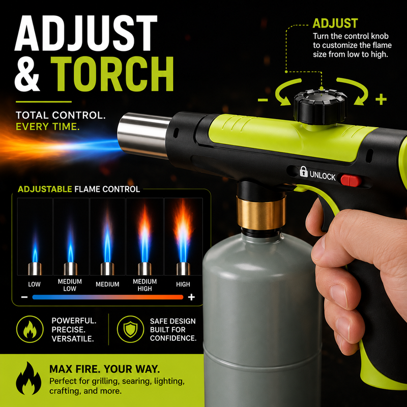 Adjust and torch