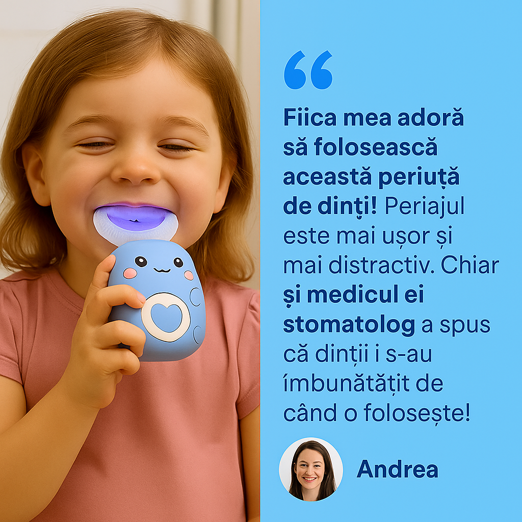 ZingBrush™ U-Curve 360° Ultrasonic Kid's Toothbrush