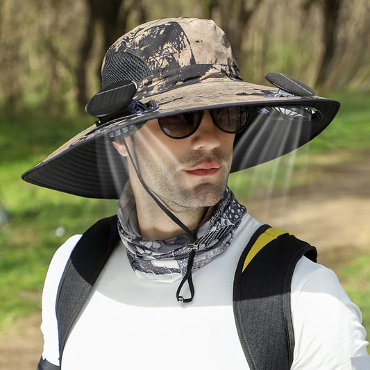 BreezeShield™ Solar Fan Hat