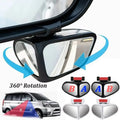 2Pcs Car Rearview Mirrors 360° Blind Spot Mirror Adjustable Rotatable Convex Wide-angle Clear Rearview Safety Mirror Accessories