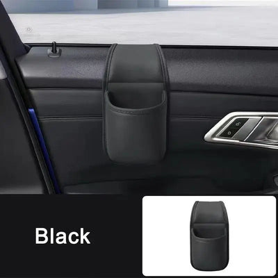 PU Leather Car Door Organizer Hanging Cup Holder Storage Bag Bottle Pocket Interior Stowing Tidying Accessories