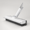 PowerScrub 3-in-1 Floor Cleaning Brush – Heavy-Duty Stiff Bristle Scrub Brush with Long Handle & Built-In Scraper for Bathroom, Patio, Kitchen & Outdoor Cleaning
