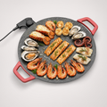 SizzlePro Smokeless Indoor Grill & Griddle – 14” Nonstick Electric BBQ Grill with Adjustable Temperature Control for Steak, Pancakes & Everyday Cooking