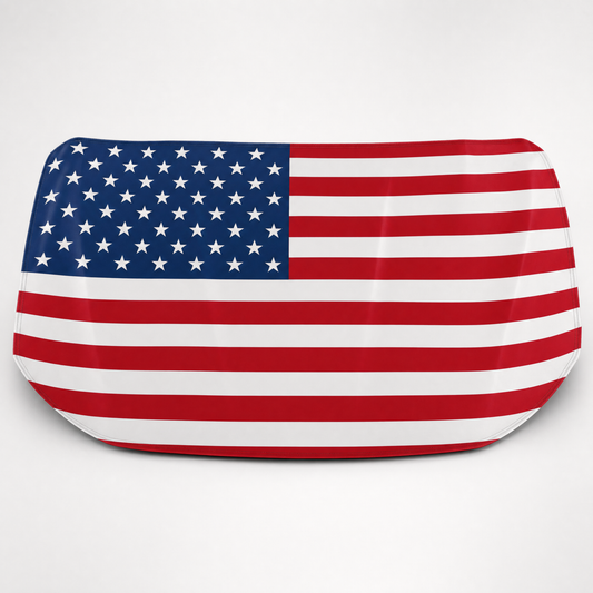 American Flag Car Hood Cover