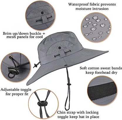 BreezeShield™ Solar Fan Hat