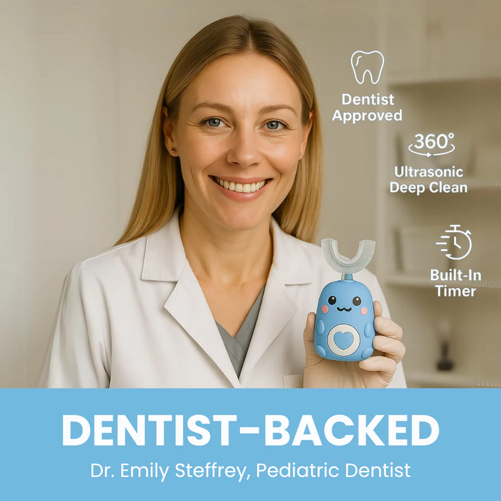 ZingBrush™ U-Curve 360° Ultrasonic Kid's Toothbrush