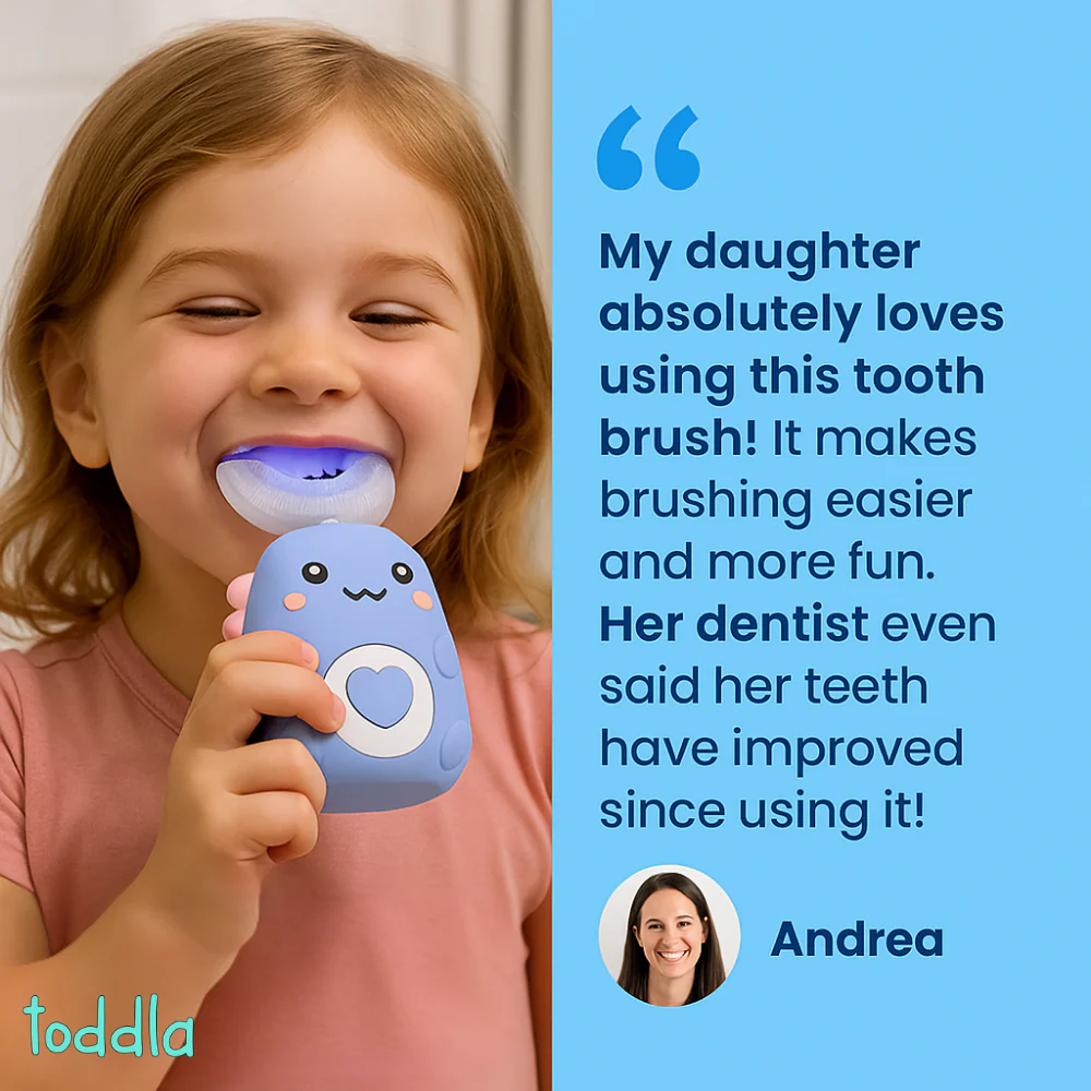 ZingBrush™ U-Curve 360° Ultrasonic Kid's Toothbrush