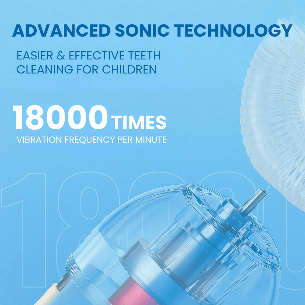 ZingBrush™ U-Curve 360° Ultrasonic Kid's Toothbrush