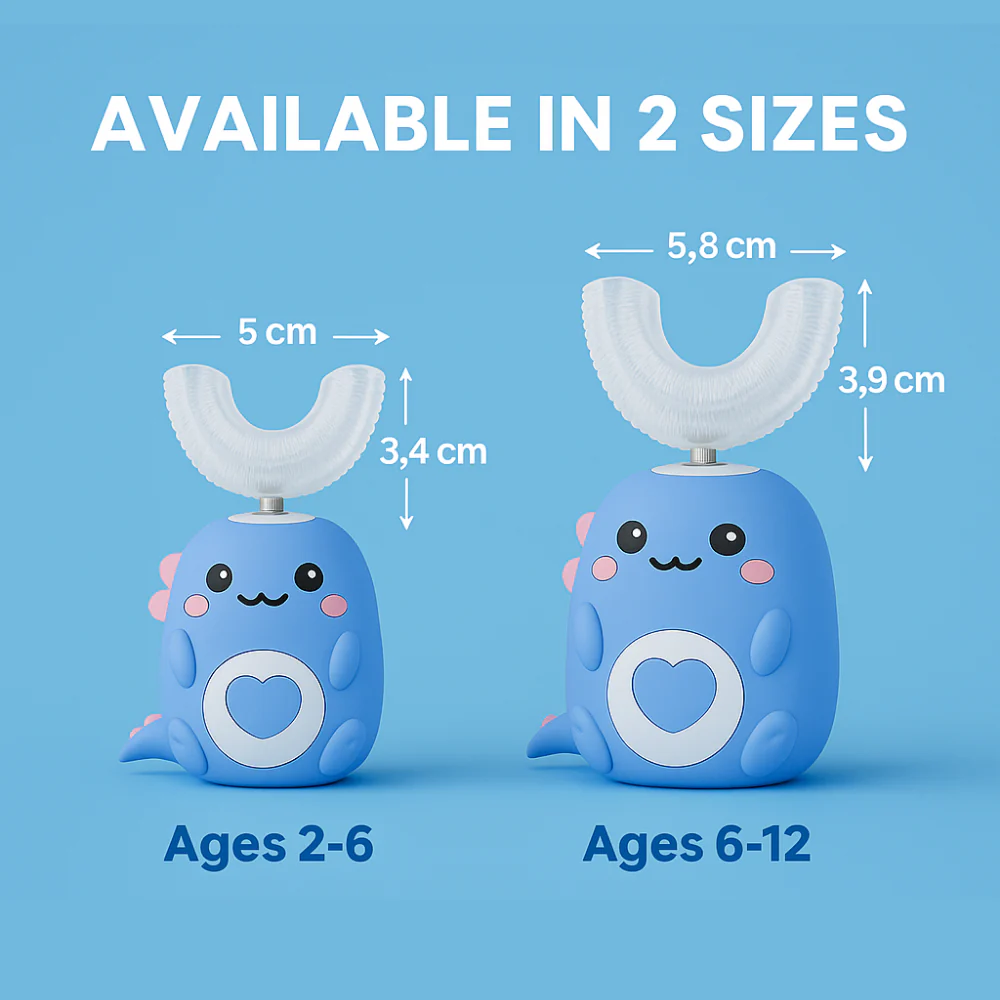 ZingBrush™ U-Curve 360° Ultrasonic Kid's Toothbrush