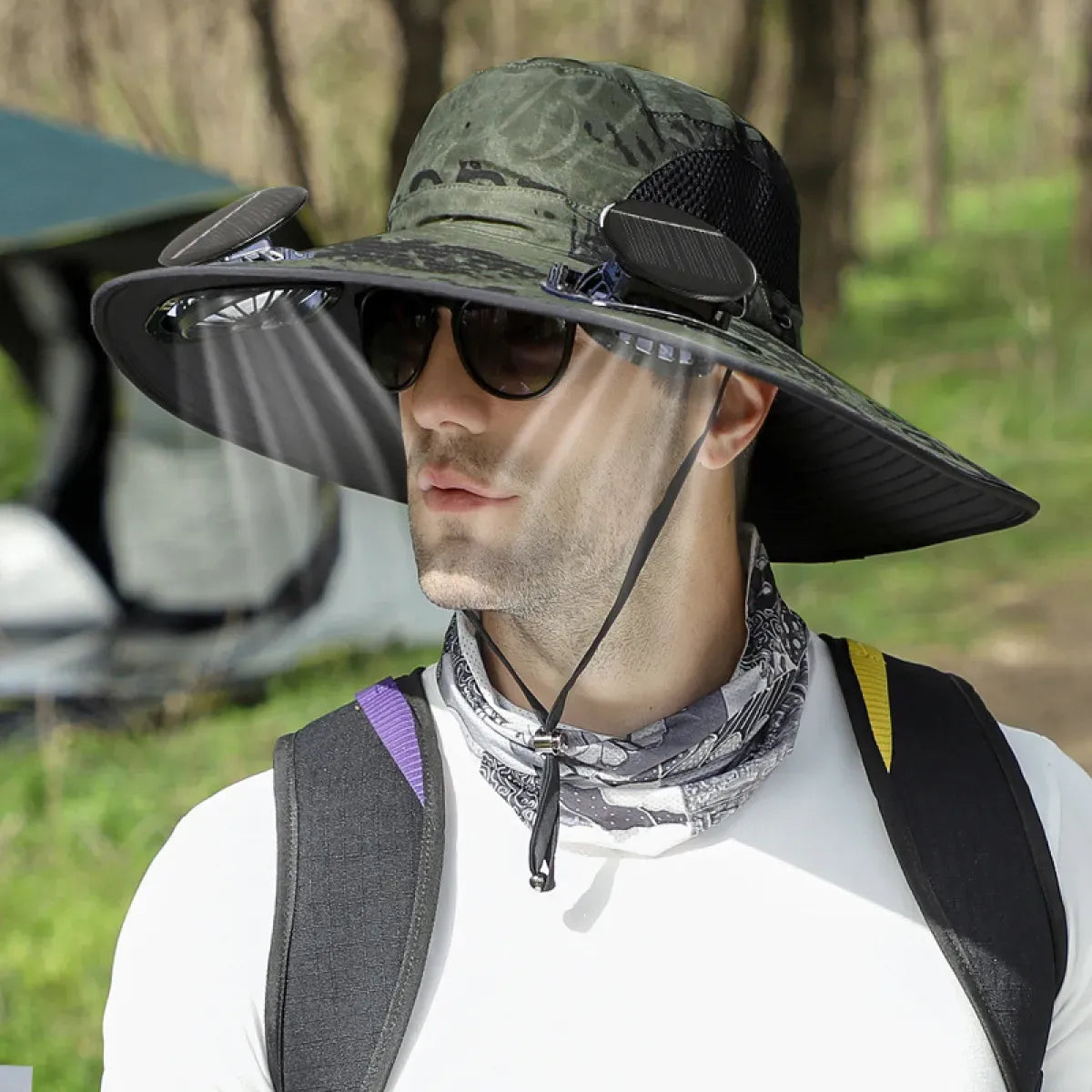 BreezeShield™ Solar Fan Hat