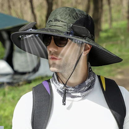 BreezeShield™ Solar Fan Hat