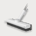 PowerScrub™ 3-in-1 Floor Cleaning Brush – Heavy-Duty Stiff Bristle Scrub Brush with Long Handle & Built-In Scraper for Bathroom, Patio, Kitchen & Outdoor Cleaning