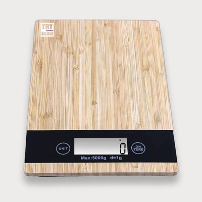 bamboo kitchen scale