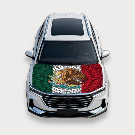 mexico hood cover flag
