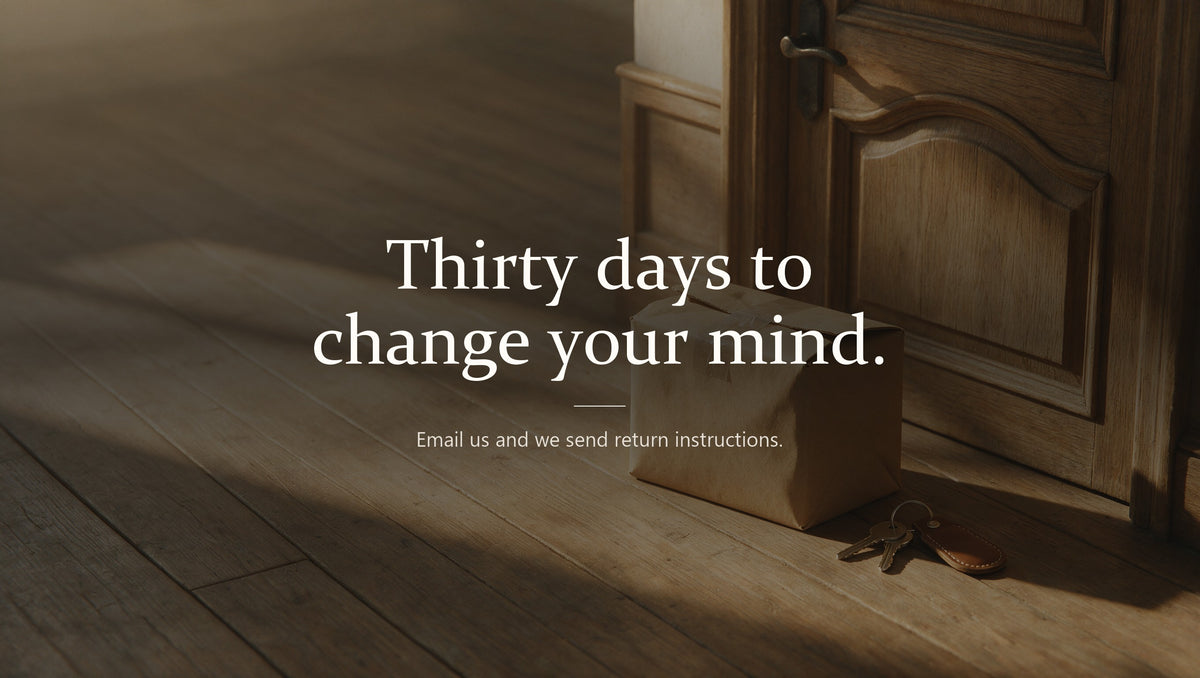 Thirty days to change your mind